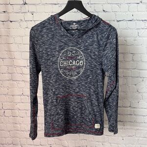 Chicago Graphic Hooded Sweatshirt - Navy Heather